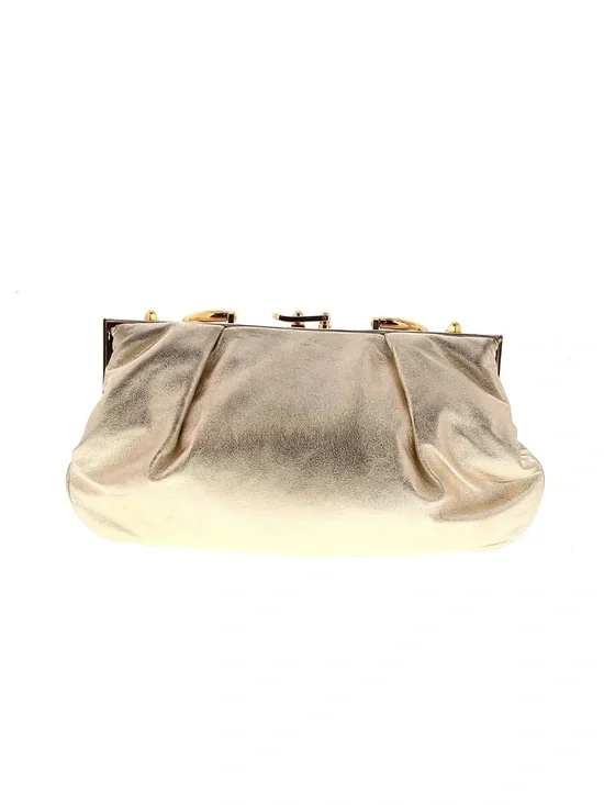 Miu Miu gold calfskin handbag with gold hardware - Picture 11 of 12